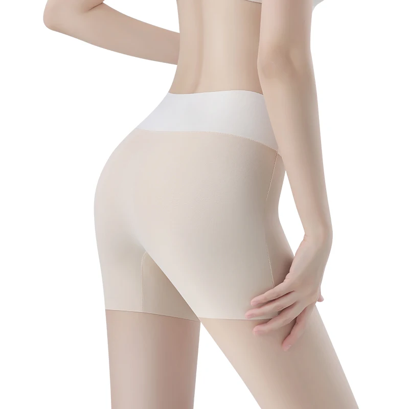 Female Boxer Shorts Women's Summer Shorts Safety Short Pants Women Seamless Panties Ice Silk Underwear Under the Skirt Plus Size