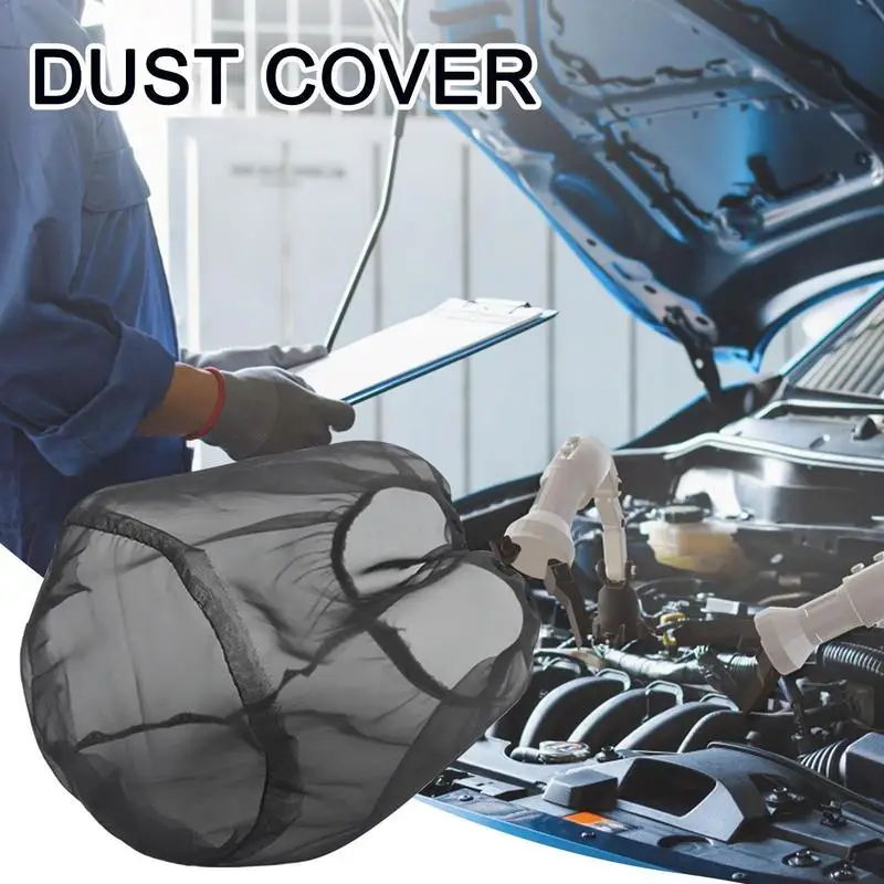 High Flow Air Intake Filter Waterproof Washable Oilproof Dustproof Filter Wrap Detachable Dust Cover Car Accessories For Pickups