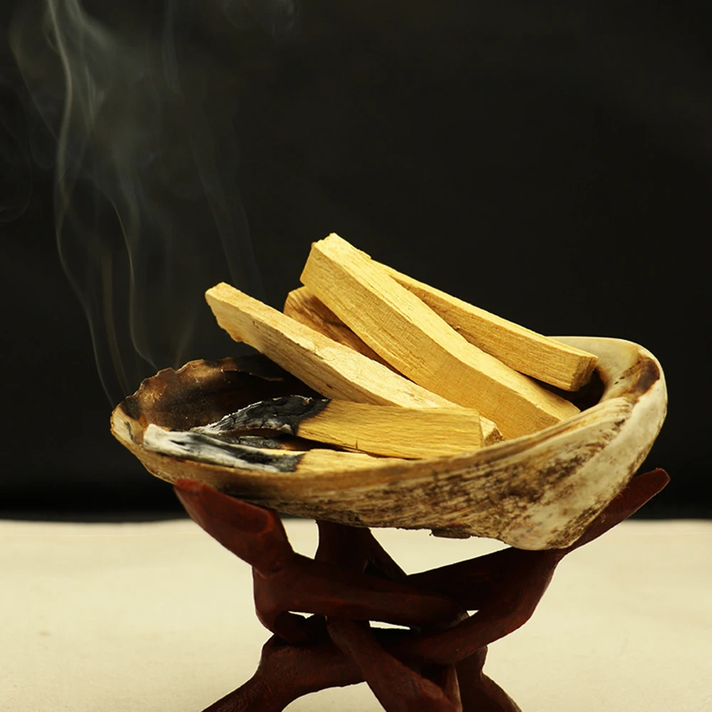 Bastoncini di incenso Palo Santo strisce di legno grezzo naturale