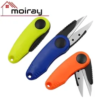 Fishing Quick Knot Tool Kit Shrimp Shape Fold Scissors Fishing Line Cutter Clipper Nipper Hook Sharpener Fishing Tackle EDC 1