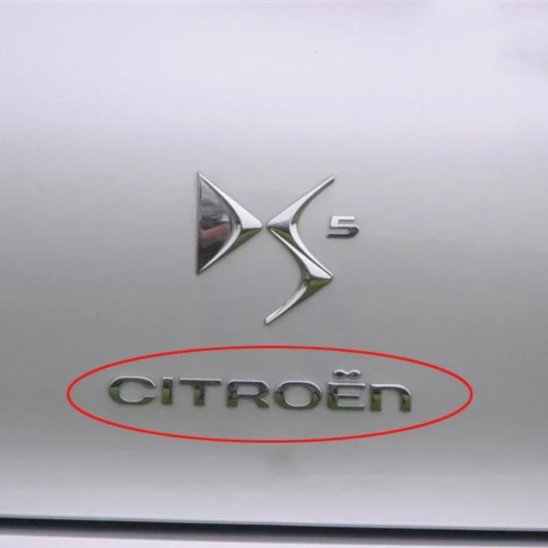 

Французский модифицированный значок из сплава, наклейка, Стайлинг для логотипа Citroen DS5 DS 5LS DS6, автомобильная наклейка, задний багажник
