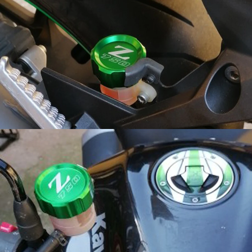 Brake Fluid Cylinder Cap BDJ Z900 Z1000 CNC Rear For Kawasaki Z650 Z750 Z800