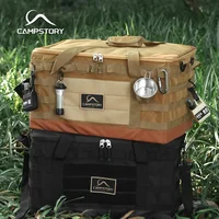 1pc 60L Camping Large Capacity Stove Tableware Storage Bag, Portable Sports Tote Bag For Outdoor Camping Hiking Picnic Travel 1