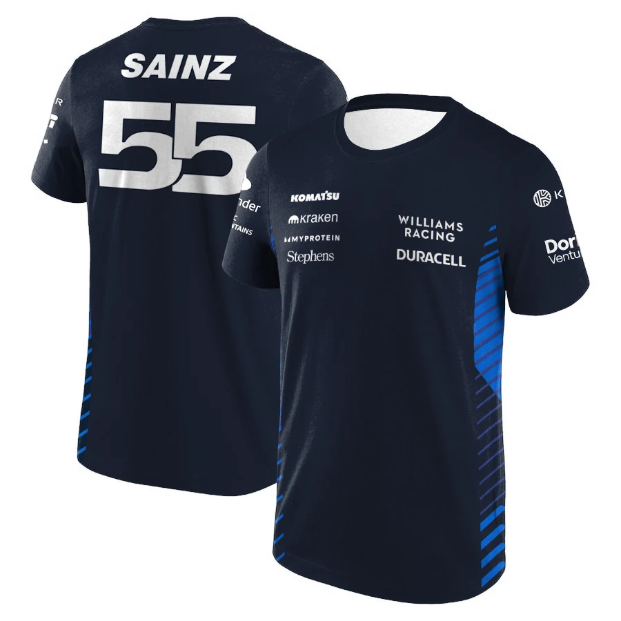  New Racing Williams Fan Shirt Outdoor Sports Casual Men's Quick drying TShirt Adult T Shirt Unisex Children's Unisex Tops, view 3