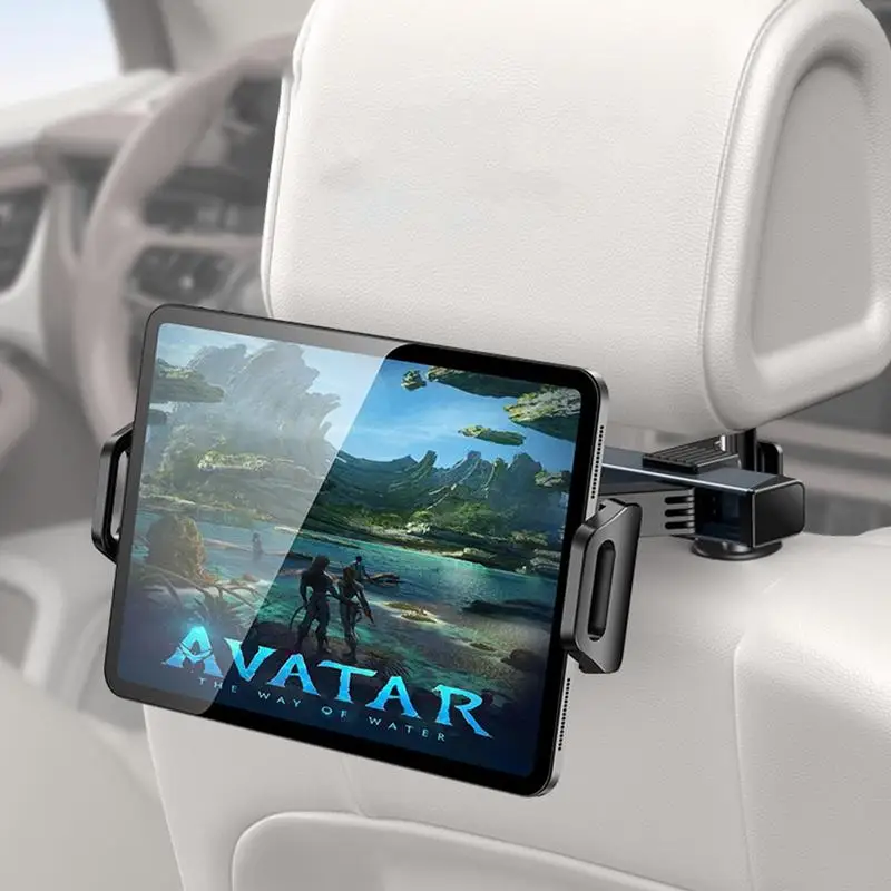 

Car Tablet Holder 360 Rotatable Car Phone Holder Mount In Back Seats Retractable Lazy Car Phone Cradle With Quick Extension
