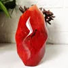 Natural Stone Red Agate Flame Crystal Lce Cream Torch Spiritual Energy Healing and Feng Shui Desk Room Decoration Maison Home 1