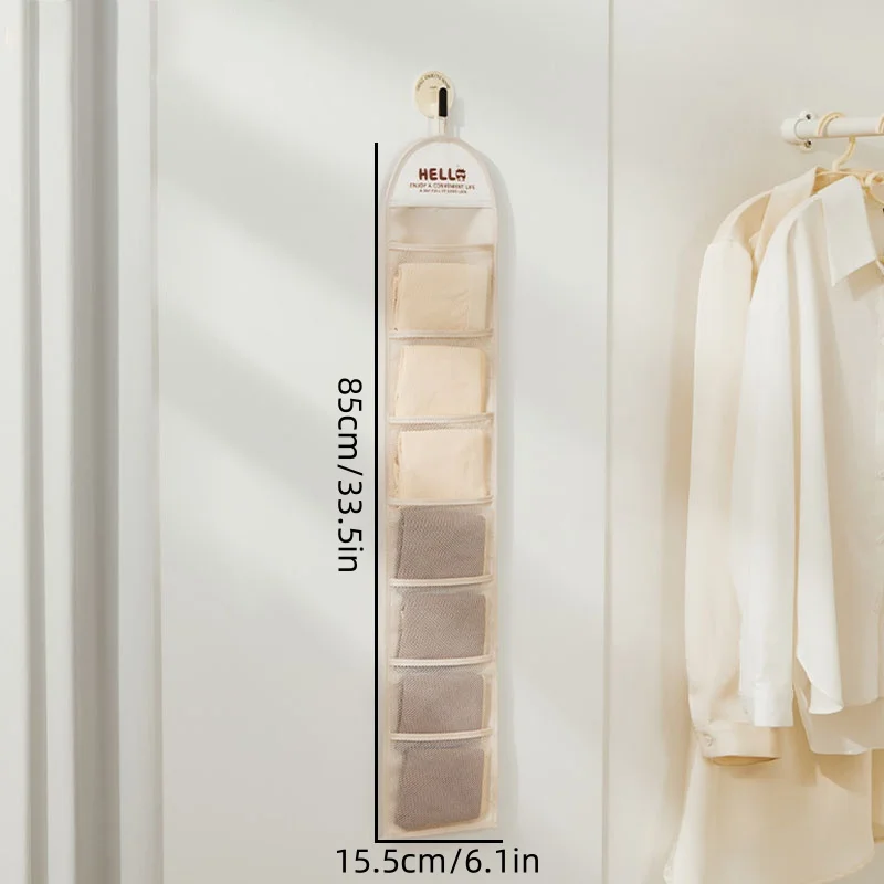 Underwear Storage Hanging Bag, Underwear Socks Locker Storage Bag Behind The Door, Double-sided Storage Bag Wardrobe Storage Bag 5