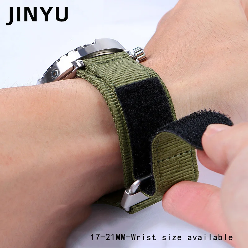 Cinturino Per Orologio In Nylon Per Breitling Bell & Ross Br-01 Br-03 Cinturino In Nylon Da Uomo Addensato Br Hook Loop Fastener Cintura Tessuta 22Mm 