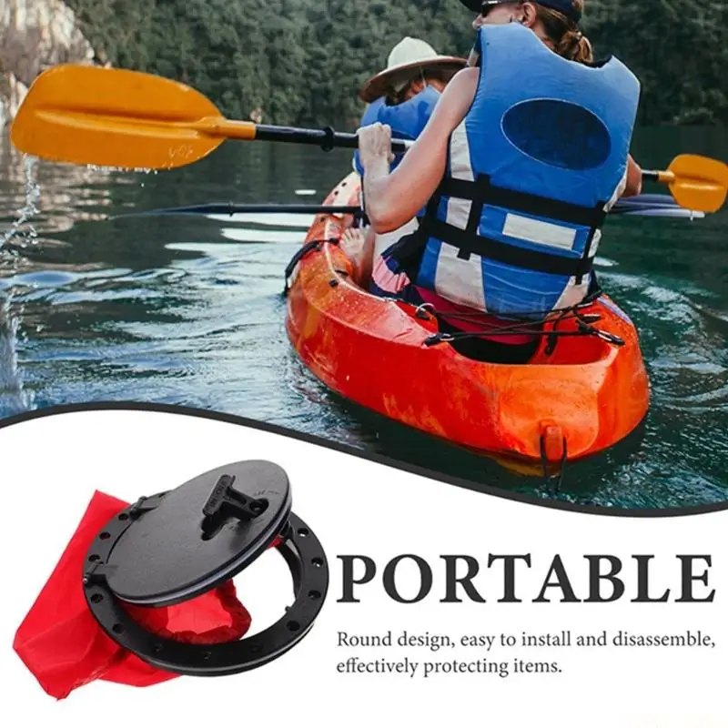 U2JB 데크 해치 커버 방수 원형 해치 커버 플라스틱 데크 커버 데크 검사