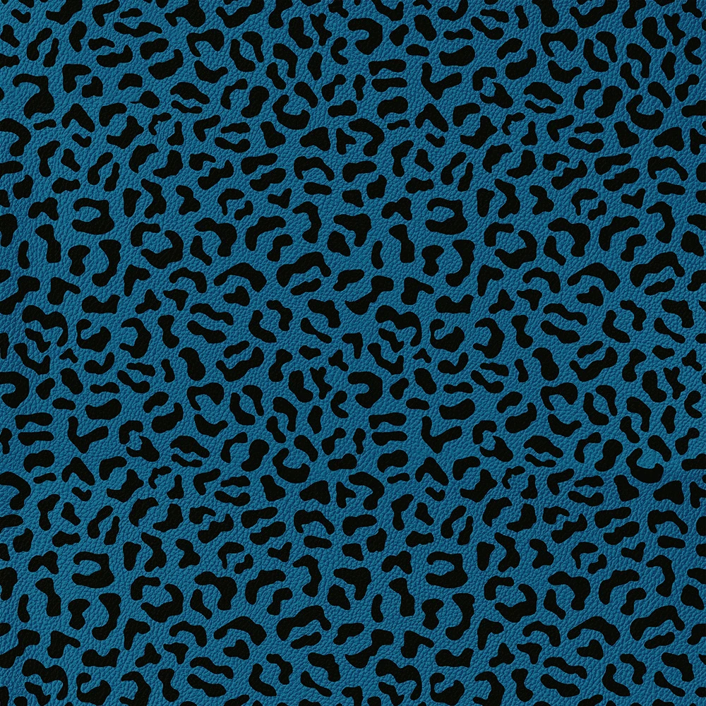 Blue Leopard Peel and Stick Wallpaper Self-adhesive Bedroom Living Room Wallpaper Hotel PVC Wall Sticker Shelf Drawer Liner fashion piebald jasper drawer cabinet pulls knobs dresser cupboard bathroom door brass handle wall hanging hooks furniture decor