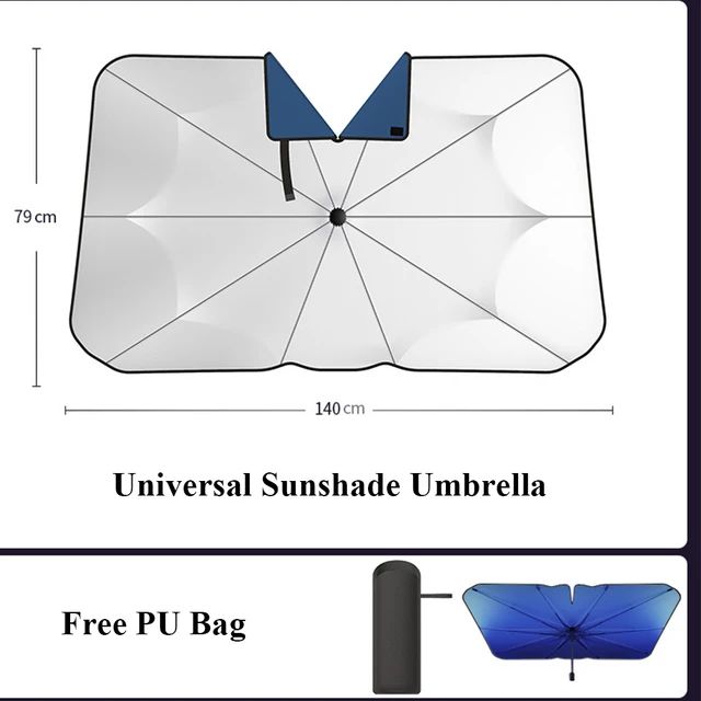 Autó Szélvédő Napfény Árnyékos Esernyő Hordozható Parasol - Image 3