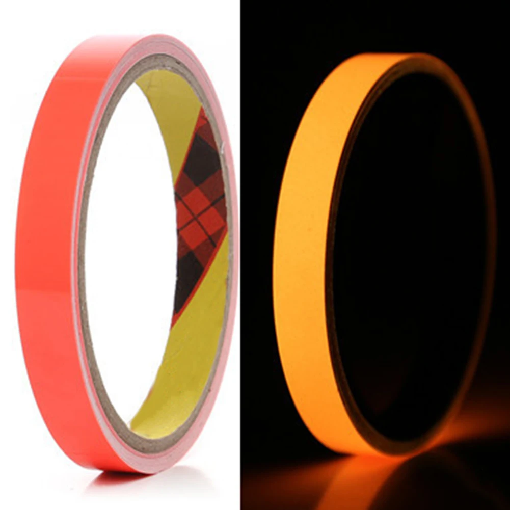 Luminous Tape Sticker Dark Blue Fluorescent Orange Red Orange Yellow Wall Decorative Glow In Dark Green