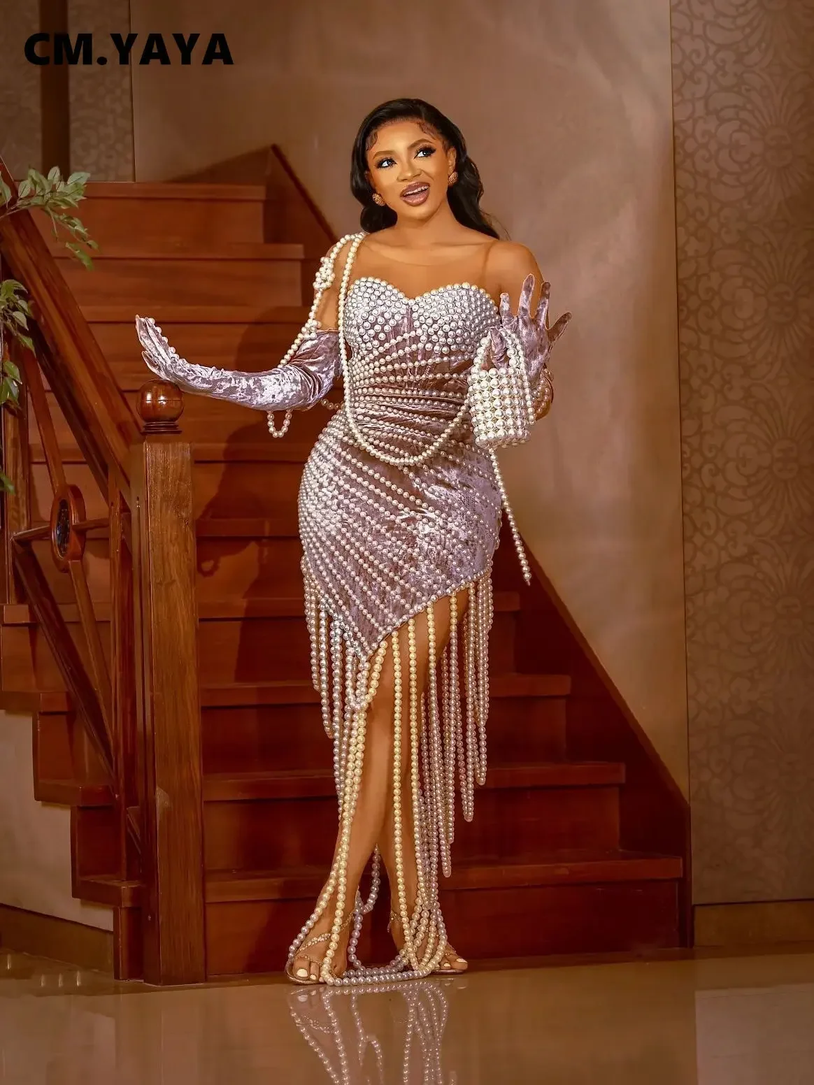 【未開封】Ameri LADY PEARL DRESS S6b692430f785456bb8c5bca583252