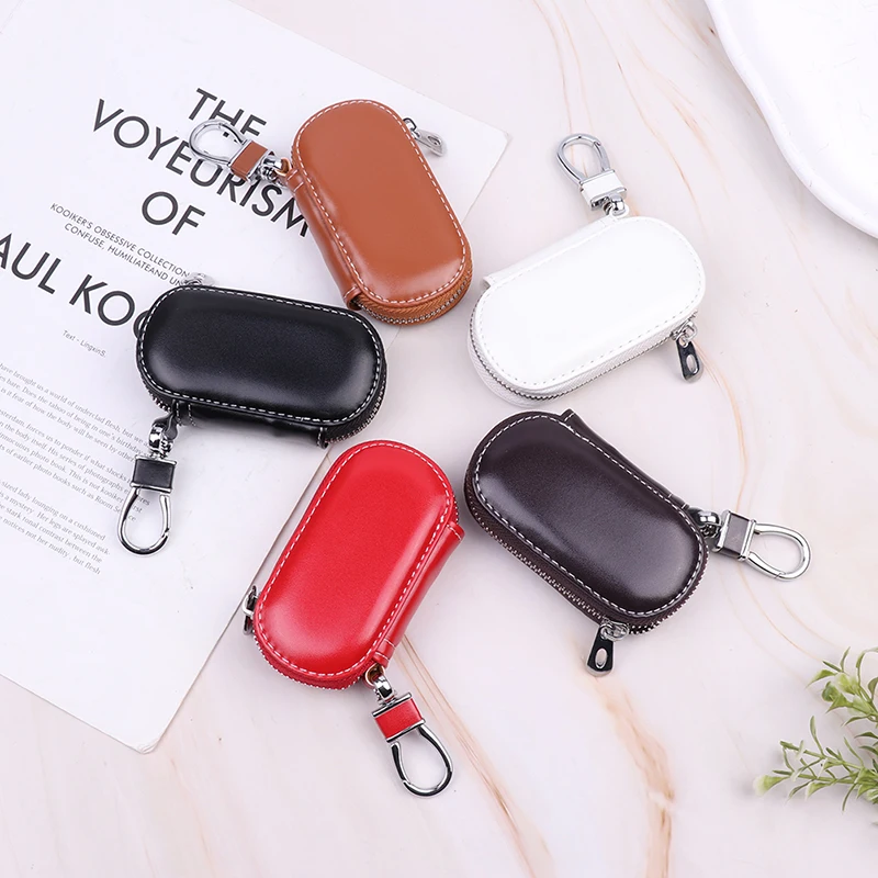 

1Pc High quality Key Case Protective Multi-function Leather Key Cases Car Key Bag For Faraday Cage Car Accessories