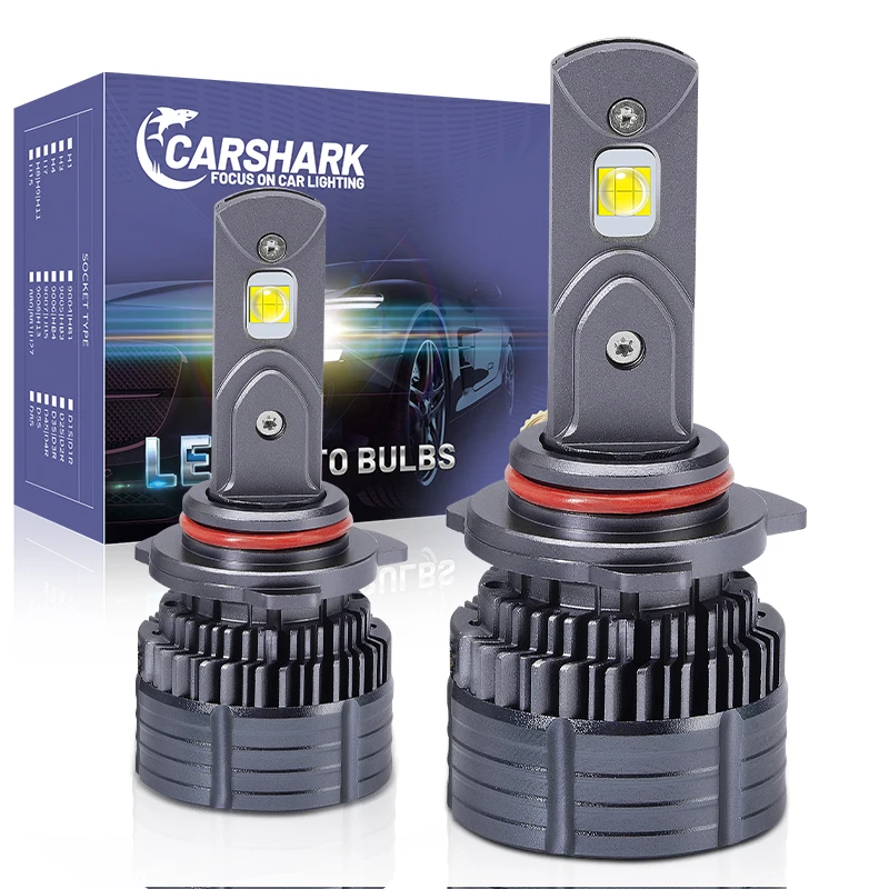 Carshark 80W H7 LED Headlights XHP50 CSP H1 H4 Auto Bulbs Canbus H8 H9 H11 Car Lights 30000LM 9005 HB3 9006 HB4 9012 Fog Lamps