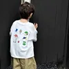 2024 Boys Cartoon Short-sleeved Pure CottonT-shirt Children's Clothing Summer Children's Short-sleeved Top Shirt Korean Version 5