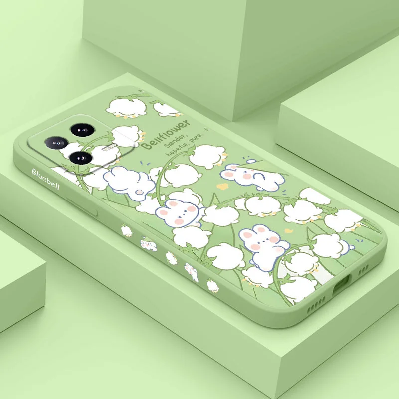 Wind Chime Bunny Phone Case Per Xiaomi Mi 14 13 13T 12 12X 12T 12S 11 11T Ultra 10 10T 9 9T 9Se 8 Pro Lite Cover In Silicone Liquido