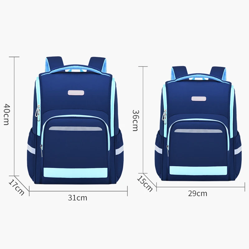 OYIXINGER High Quality Nylon Schoolbag For Primary Students Light Satchel Boys And Girls U-shaped Opening Bookbag Waterproof Bag