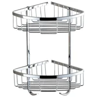 304 Stainless Steel Bathroom Storage Rack Corner Triangle Basket Bathroom Wall-mounted Storage Shelf Bathroom Accessories 1