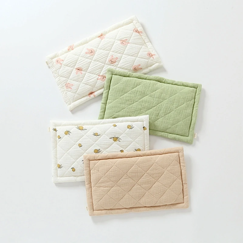 Baby Pillow Newborn Pillow Baby Head Pillow Soft Breathable Neck Support Stroller Pillows Baby Travel Supplies(0-3Years)