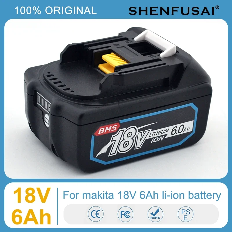 

BL1860 Makita 18V rechargeable battery 18650 for Makita lithium-ion battery for power tools BL1830 BL1850B LXT400