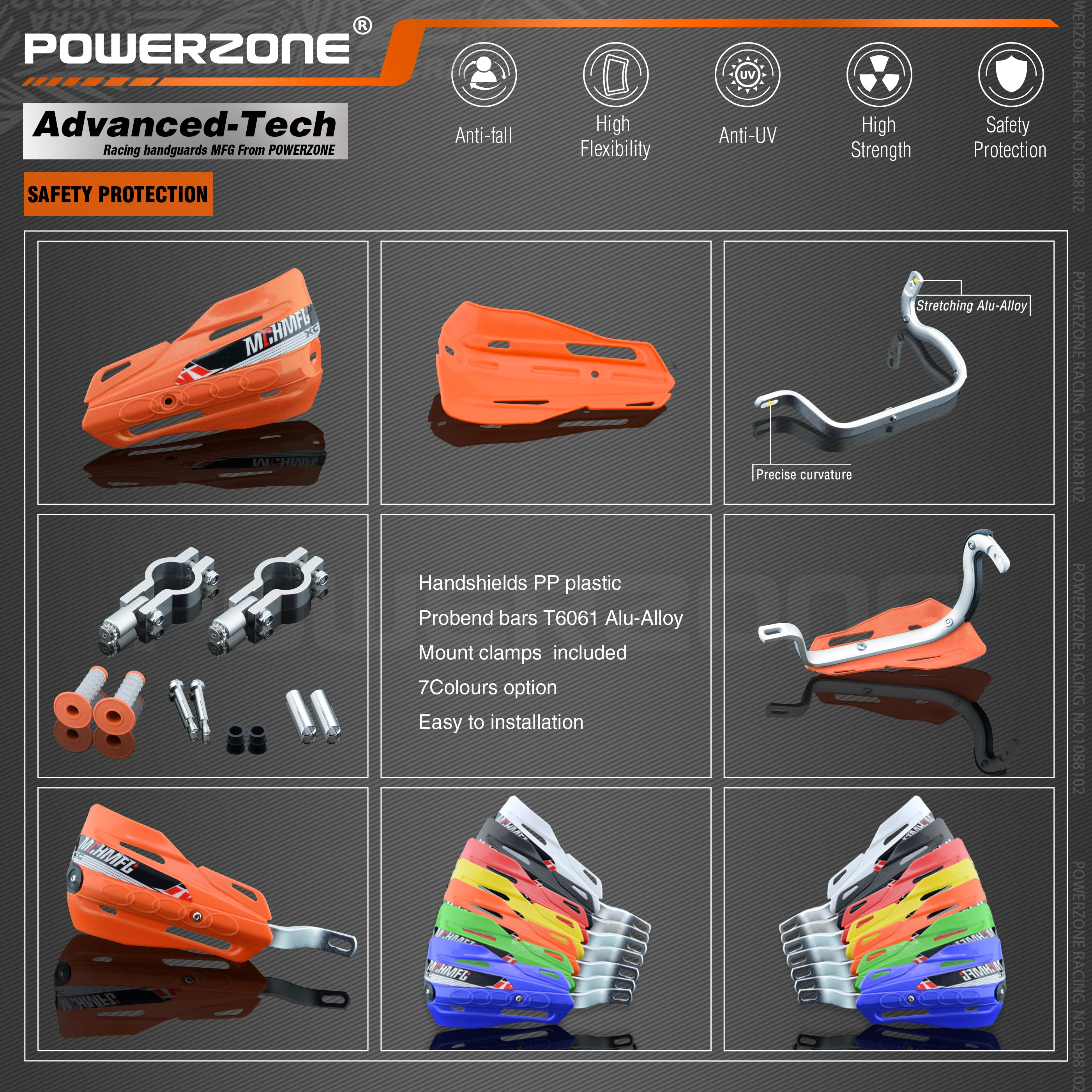 PowerZone ׸ ڵ ȣ  ڵ尡, KTM MX SX F  EX C CRF YZF WRF KXF ũν, 22mm, 28mm