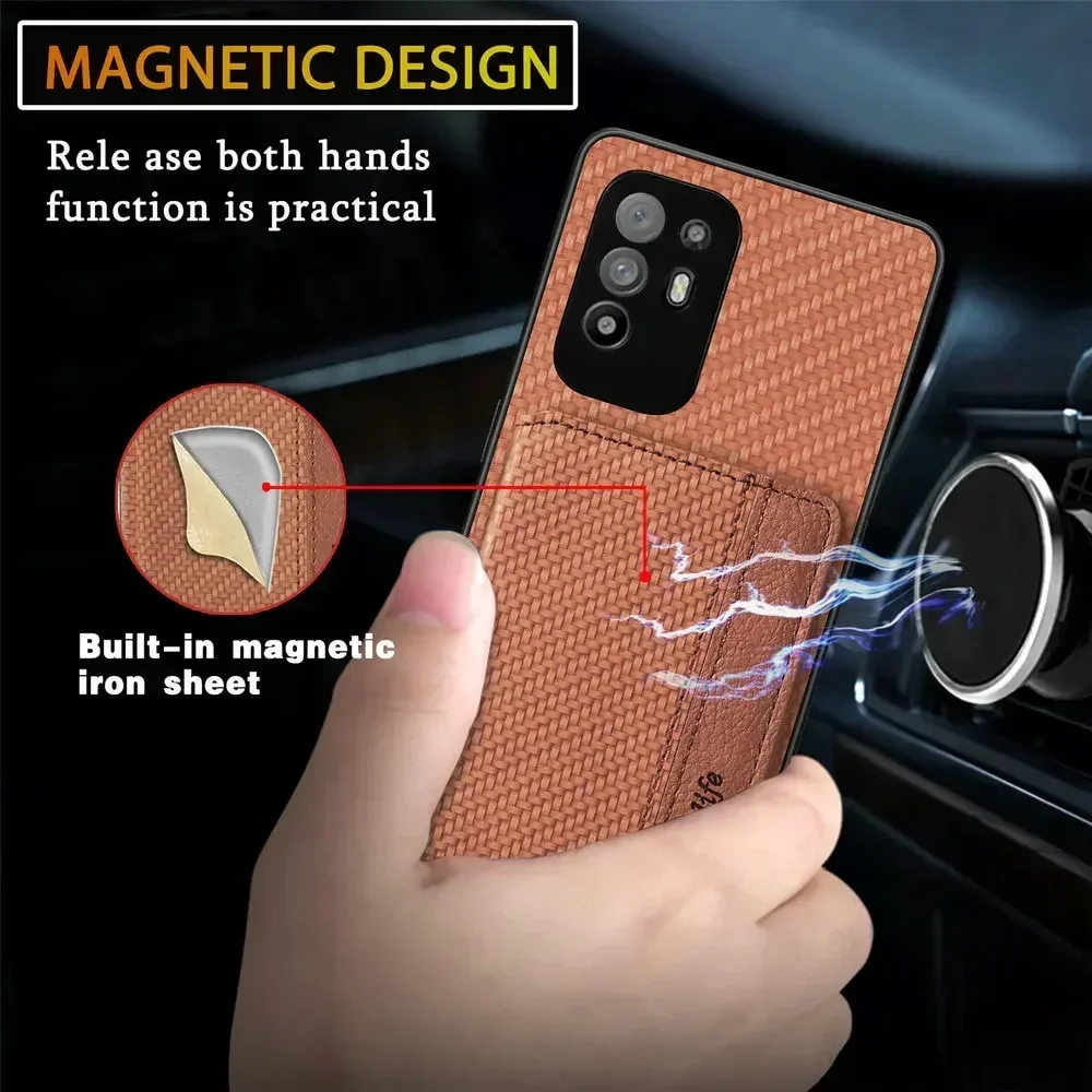 Leather Card Back Phone Case Cover - Premium Protective