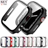 Tempered Glass+Case For Apple Watch Series 10 42mm 46mm 45mm 41mm 44mm 38-40mm PC bumper Screen Protector series 9 8 7 6 5 4 se