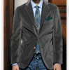 Men's Velvet Jacket Single-breasted Jackets Man Fashionable and Slim Design Elegant Comfortable Commuting Business Work Wear 4