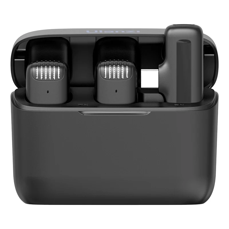 Micro Cravate Sans Fil Ulanzi J12 - Compatible IPhone/Android, Portée 20m - Pour Vidéos, Live, Podcast - Neuf