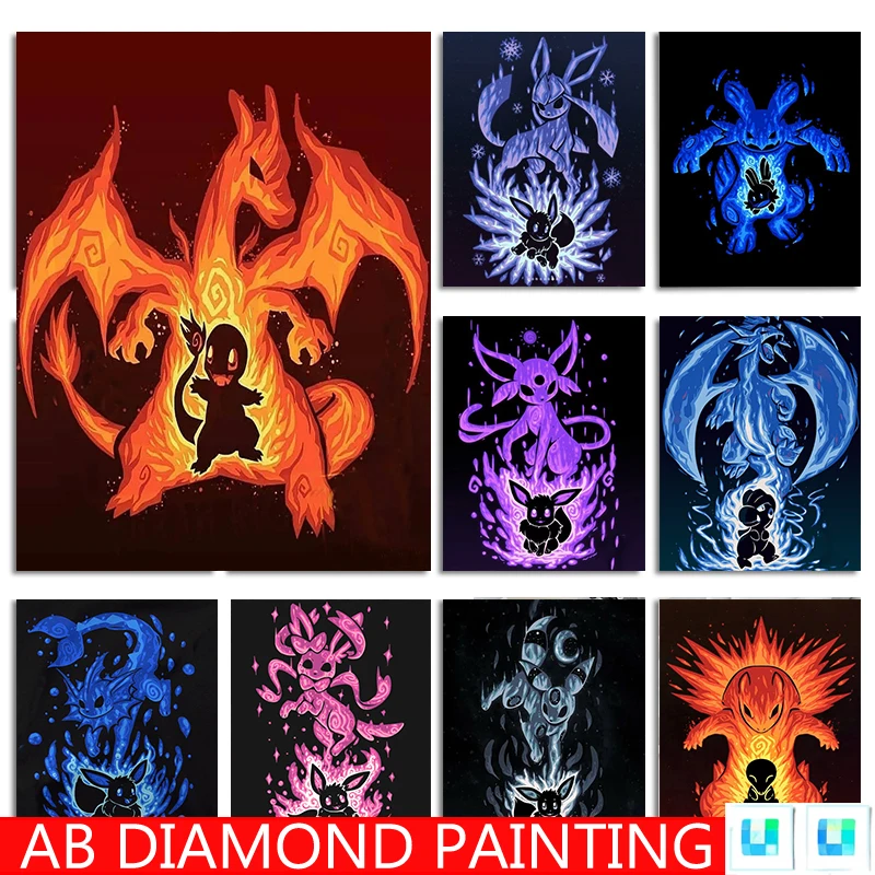 Pokemon Monster - 5D Diamond Painting 