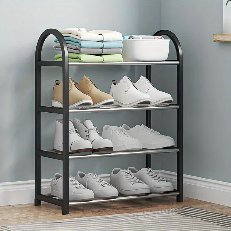 Space-Saving Multi-Layer Folding Shoe Rack-Dustproof, Floor Standing Organizer for All Room Types, Essential for Dorms