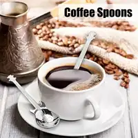 3PCS Stainless Steel Guitar Coffee Teaspoons Creative Cute and Easy To Clean Musical Coffee Sugar Spoon Milk Tea Shop Use Spoons 2
