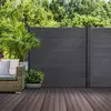 Direct factory price Waterproof Garden WPC Fencing Wood Plastic Composite Fencing WPC Fence Panels 1