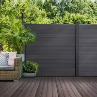 Direct factory price Waterproof Garden WPC Fencing Wood Plastic Composite Fencing WPC Fence Panels 1