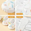 Summer Breathable Air Mesh Kids Sandals 1-4T Baby Unisex Casual Shoes Anti-slip Soft Sole First Walkers Infant Lightweight Shoes 3