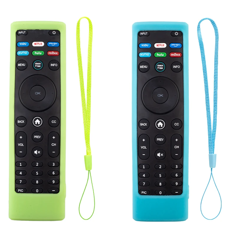 Cover for Vizio Remote Silicone Case for Vizio Remote XRT140 PREV D Universal Smart TV Control Skin Sleeve Remote silicone remote case silicone remote cover silicone remote sleeve remote controller cover silicone case protector