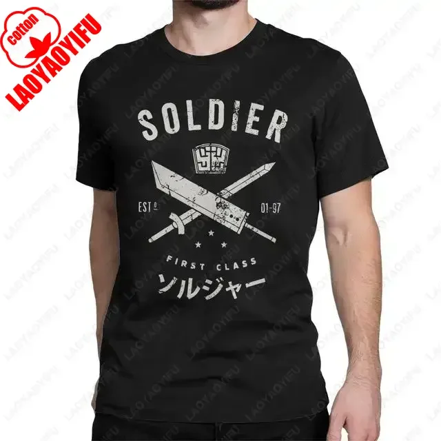 ファイナルファンタジー Tシャツ Mサイズ ゲーム Final Fantasy FF VIII Tシャツ メンズ レジャーシャツ Oネック ファイナル