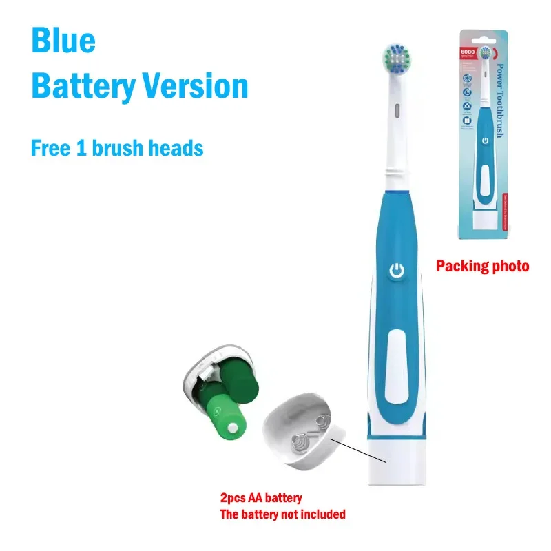 Sonic Vibrating Electric Toothbrush with Soft Bristle Heads and Gum Care