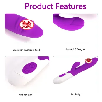 Vibrators for Women Dildo Sex Toy Rabbit Vibrator Vagina Clitoris Female Massager Masturbation Electric Motor Jouets Vibrateur 4