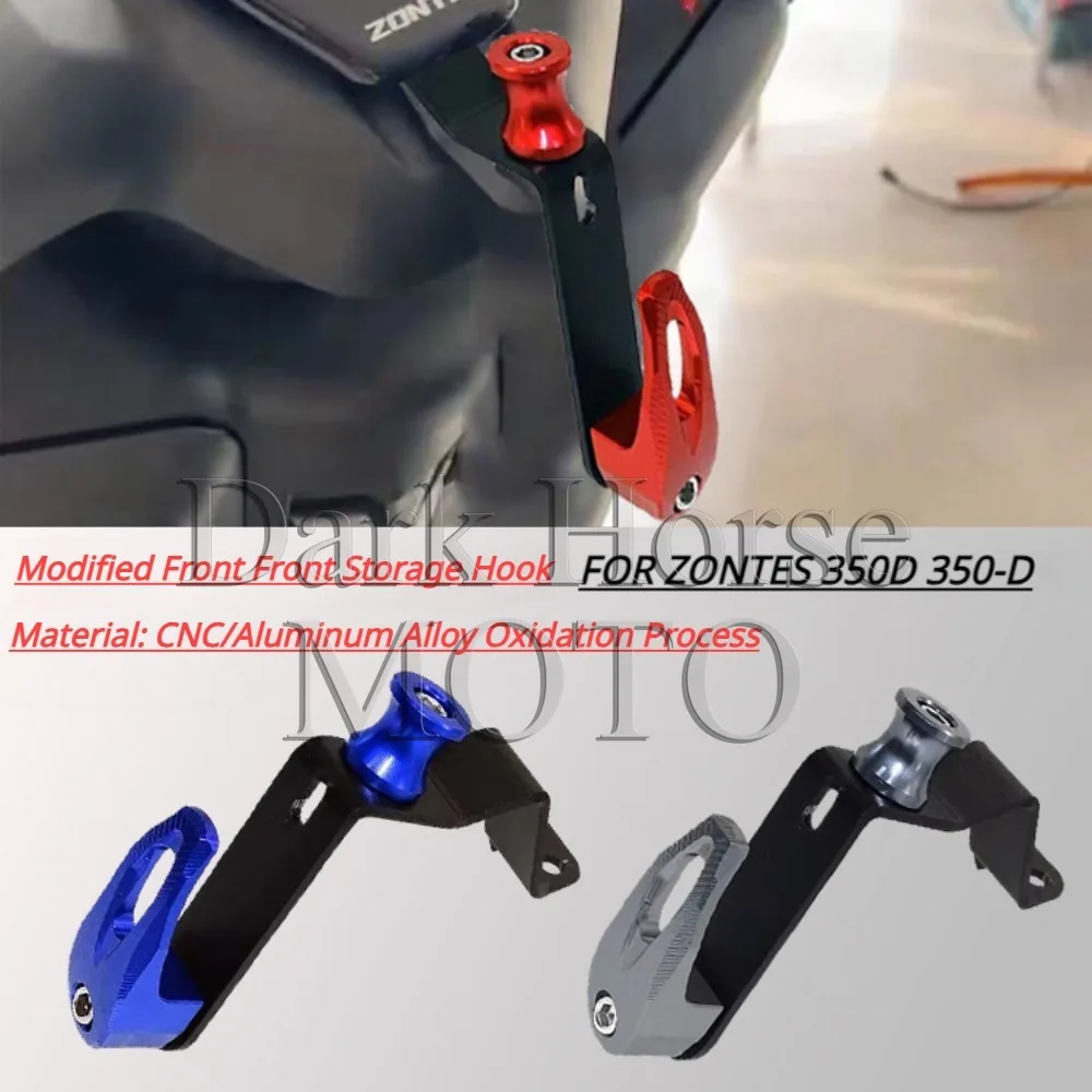 Gancio Portaoggetti Per Copricapo In Alluminio Per Moto Gancio Per Casco 350D Per Zontes 350D 350-D