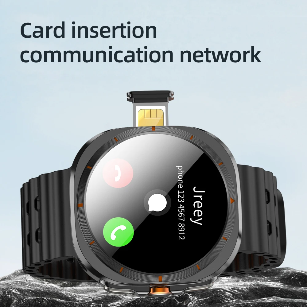 Watch Ultra Smartwatch 5G With 180° Rotary Camera GPS WiFi Compass Android 10.0 App Store Sim Card Slot For Samsung Smart Watch 2