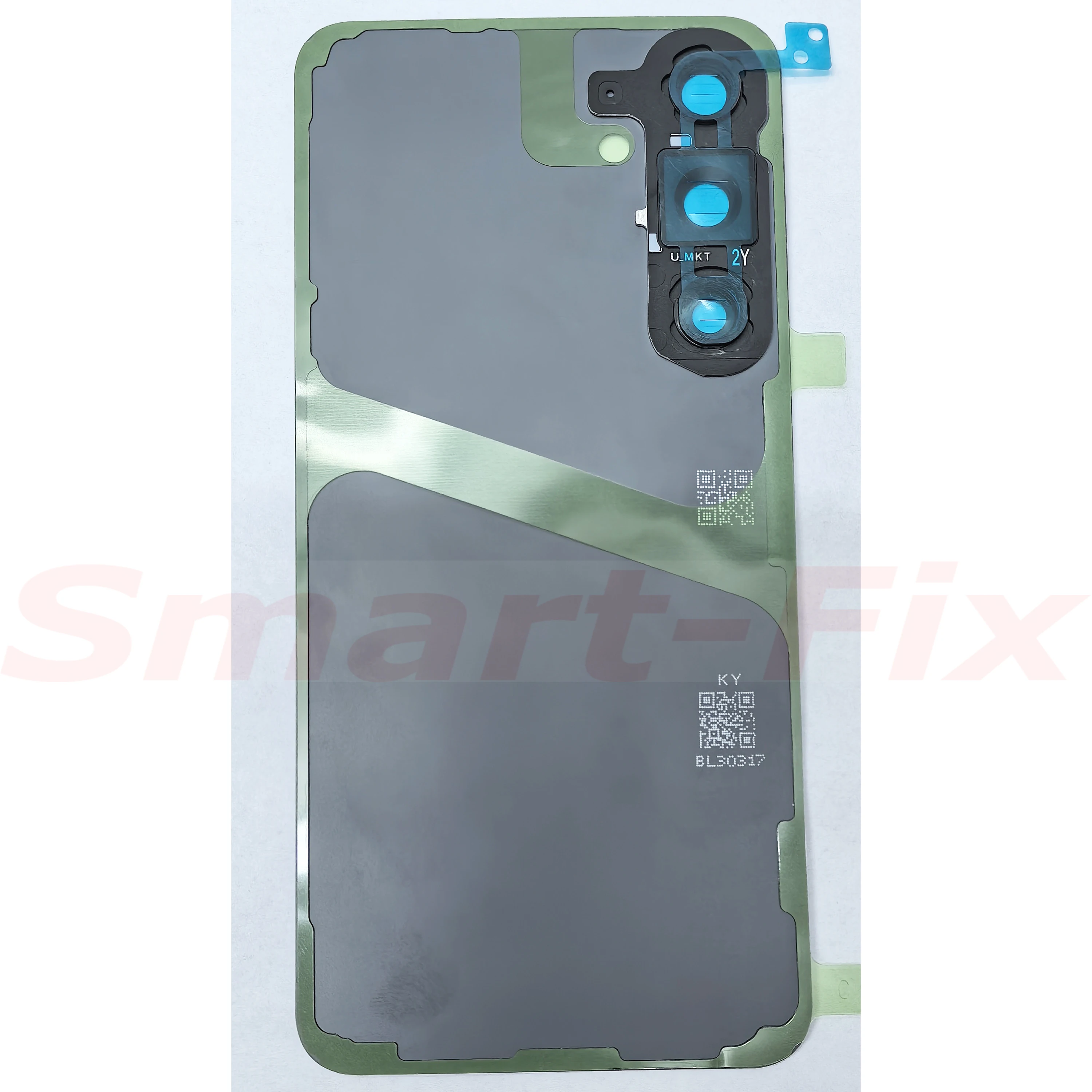 새로운(OEM) SM-S24 5G/S24 PLUS 5G/S24+ 5G용 유리 후면 커버 케이스, 후면 유리 배터리 하우징+접착제+카메라 렌즈
