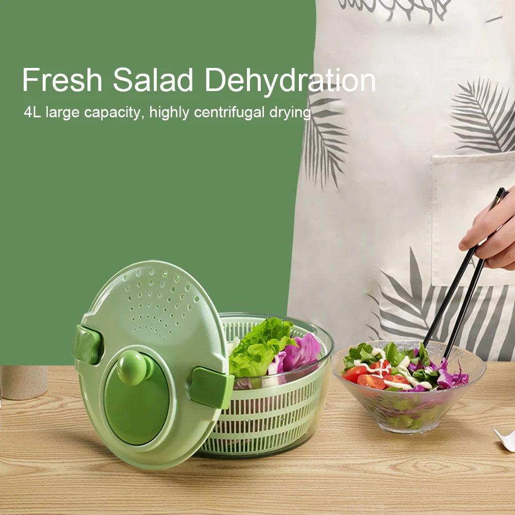 3/4L Vegetable Fruit Salad Drying Drain Basket Food Vegetable Drying Dehydrator Salad Dryer Tool Kitchen Gadget Accessory