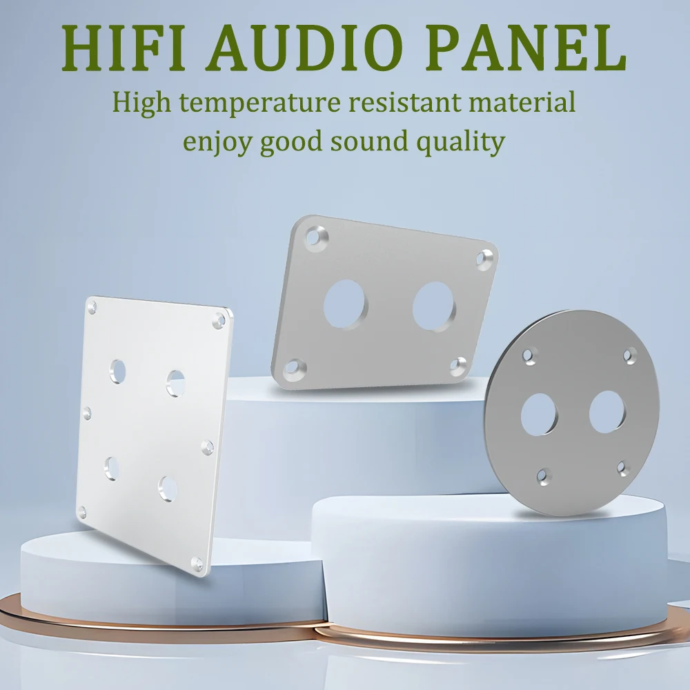 하이파이 바인딩 포스트 패널 알루미늄 합금 스피커 박스 바나나 플러그 커넥터 박스 순수 구리 터미널 컵 바나나 잭 소켓 6..