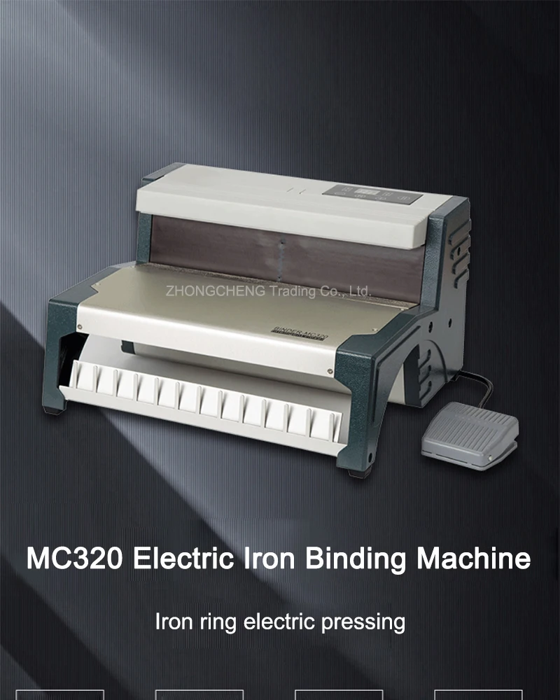 Description Picture 3 of itemWire Binding Machine MC320 Ferround Intelligent Binding Machine Double Wire Table Calendar Punching Contract