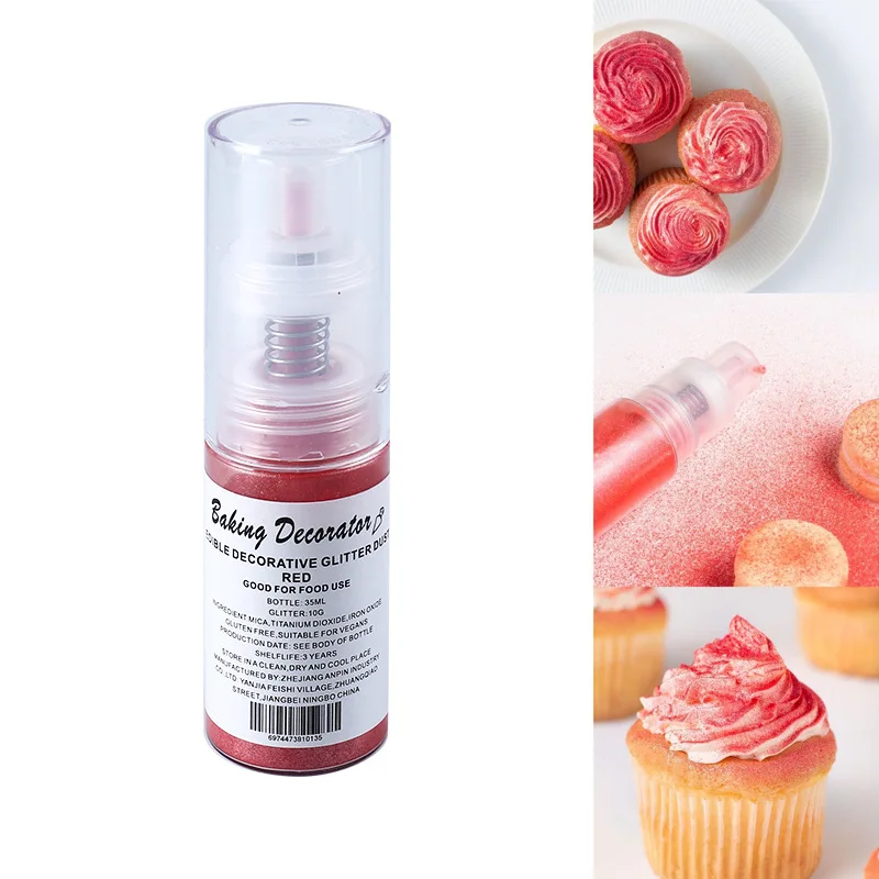 Edible Luster Dust Manual Spray  Edible Glitter Spray Cakes - 5g Mousse  Baking Cake - Aliexpress