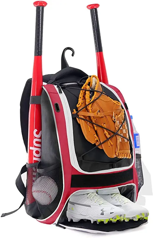 Baseball Backpack Team Sports Rucksack Custom Waterproof Baseball Bat