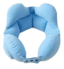 Inflatable U-Shaped Neck Pillow for Daily Comfort and Travel