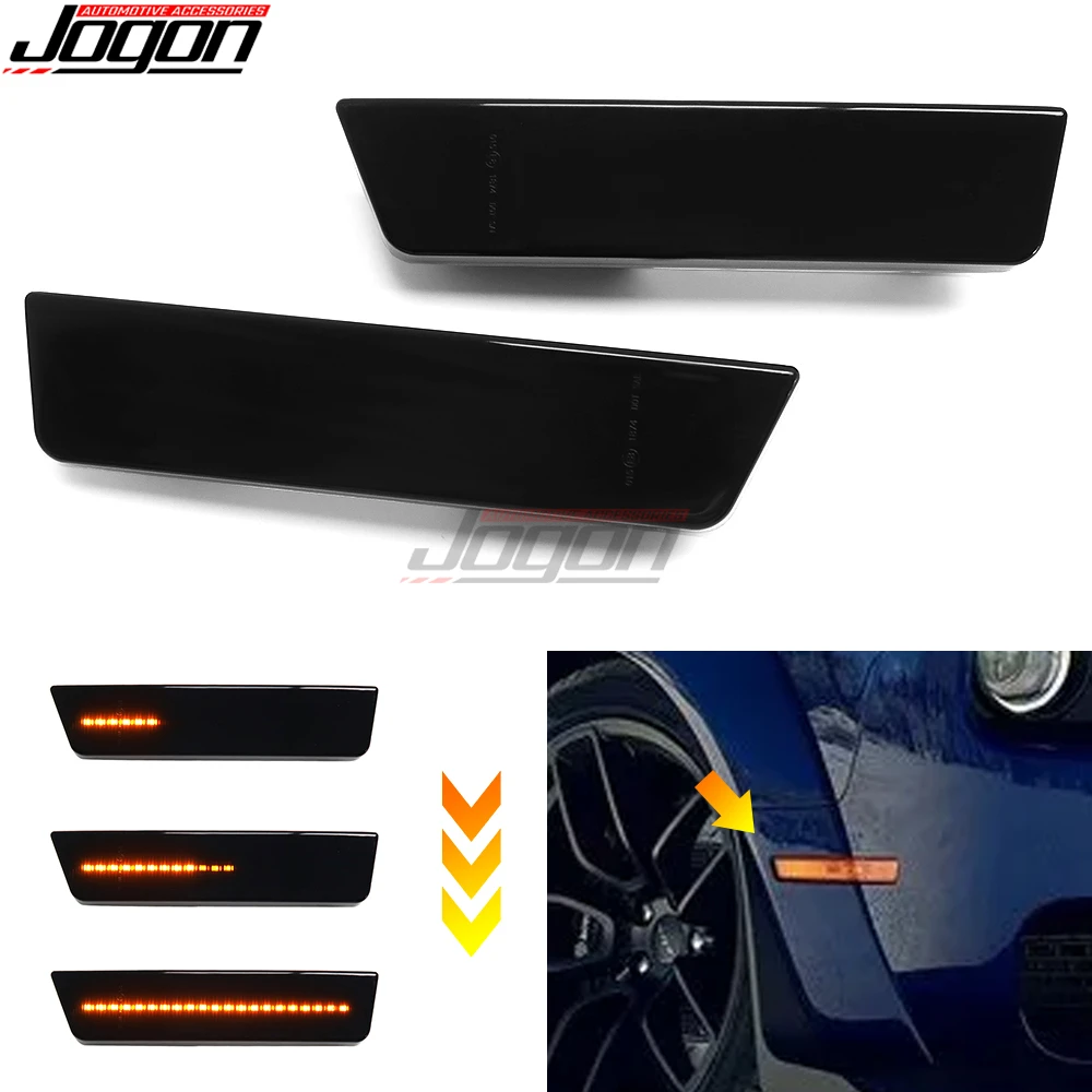 FRONTBumperReflectorLightKitForDodgeChallenger20082014For